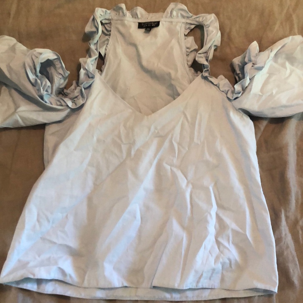 Top shop ruffle top
